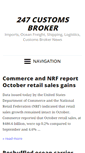 Mobile Screenshot of 247customsbroker.com